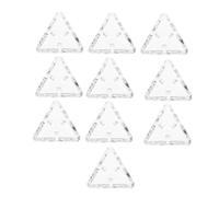 Set di collegamenti in acrilico con 10/20 morsetti trasparenti ad angolo, connettori leggeri per armadi e forniture, connettori in plastica, per estrazione, scaffali, fibbia di fissaggio dell'armadio