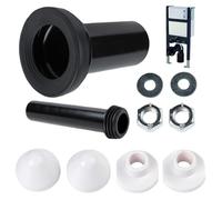 Set di collegamento per serbatoio WC da parete, diametro tubo in PVC 90/110, lunghezza 180 mm, compatibile con Geberit Duofix 405.116.00.1, tubo di scarico per WC a parete (modello