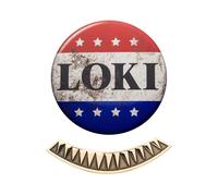 Set Di Collezione Con Spilla E Fermacravatta Replica Di Loki Marvel