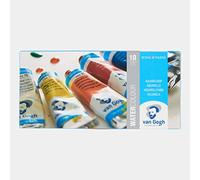 van Gogh Talens Aquarellfarbe Basis-Set mit 10 x 10 ml Tuben im Karton