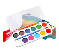 Set di colori ad per bambini - Tavolozza sintetica lavabile, set di pennelli atossici | Dipingere e disegnare in modo sicuro come regalo per lezioni, Pasqua, compleanno, festa dei bambini