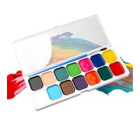 Set di colori ad per tavolozze artificiali lavabili per bambini, scatola creativa con pennelli | Art Set for Children come regalo per insegnamento, Pasqua, aula, , iniezione