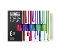 Set Di Colori Metallici Liquitex Basics In A Crayone Da 6 X 118Ml