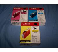 Set Di Colori Originale CANON BCI-3 BCI-3eC BCI-3eY BCI-BeM CIANO GIALLO MAGENTA