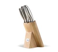 Set di coltelli, 6 pezzi in ceppo con supporto MAESTRO MR-1420