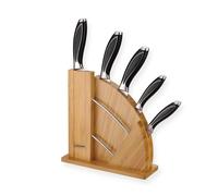 Set di coltelli, 6 pezzi in ceppo con supporto MAESTRO MR-1425
