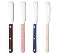 Set di coltelli da burro in acciaio inossidabile 304, 4 pezzi con manici in ABS, lame non affilate a lunga durata per burro, formaggio e cioccolato, design elegante per una facile diffusione versatile