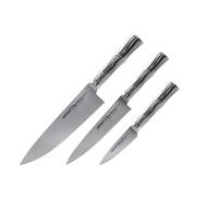Set di Coltelli da Chef 3 pezzi Samura BAMBOO realizzato in solido acciaio giapponese