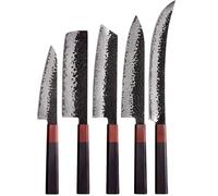 Set di coltelli da cucina damascati AO-37385 / Marrone