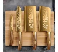 Set di coltelli da cucina IL-33035 - Marrone
