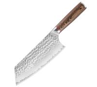 Set di coltelli da cucina Super Value 1-7 pezzi in acciaio inossidabile imitazione Damasco fatti a mano for tagliare, affettare, sbucciare, utensili universali(Chinese Cleaver)
