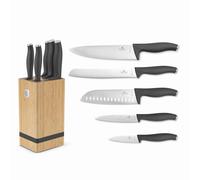 Set di coltelli in ceppo di bambù, 6 pezzi, BERLINGER HAUS Antracite BH-2968
