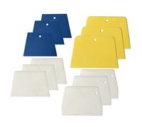 Set di coltelli in plastica, adatti per spackling, toppe da parete, carta da parati, decalcomanie, pittura (12 pezzi in 1 set)