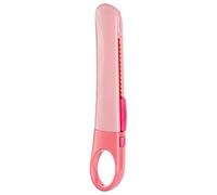 Set di Coltelli Multiuso, Manici Dai Colori Vivaci con Lame in Acciaio Inossidabile, Facile Sostituzione Della Lama, Meccanismo di Bloccaggio Sicuro(Pink)