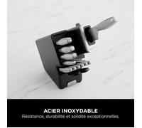 Ninja StaySharp Set 14 Coltelli in Acciaio Inox, Ceppo in Legno Antracite e Affilacoltelli Integrato, K62014EUUK