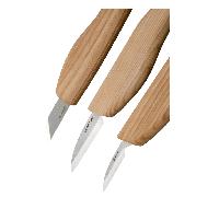 Set di Coltelli per Intaglio del Legno Beavercraft Starter (3 coltelli) S12