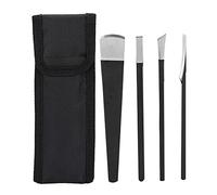 Set di Coltelli per Pedicure, Kit di Coltelli per Unghie Incarnite, 4 Pezzi di Rimozione del Callo del Piede con Raspa per Pedicure, Kit Portatile per la Cura del Piede con Custodia, Kit di Lame Affil
