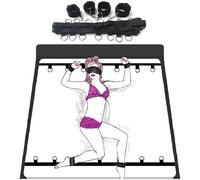 Set di Combinazione di Pezzi di Allenamento Stretching Indoor in Pelle, tra Cui mạnêttê, mạnêttê alla Caviglia E Bastoni di Piuma - D1 D26-P328