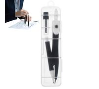 Set di compassi da disegno, compasso per matematica e geometria, set da disegno, strumento da disegno riutilizzabile e architettura, kit da disegno per casa, scuola, ufficio, accessori