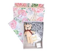 Set di compleanno di Restokki Set per bambole per orso peluche per l'impegno per l'anniversario della festa di nozze