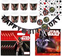 Set Di Compleanno Star Wars Per Bambini (40 Pezzi) Decorazioni Festa