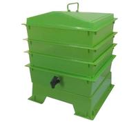 Set di compostaggio per vermi, 50 l, espandibile, 5 scomparti, per il riciclaggio dei rifiuti alimentari, soluzione ecologica per una vita sostenibile