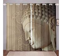 set di con Buddha, con stampa 3D, immagine di Buddha, per camera da letto, soggiorno, tema Boemia orientale,della stanza, W46 x L72