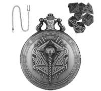 Set Di Con Steampunk - Lega, 1 Dado X, Per Orologio Da Tasca, Lunga Durata | Rendi La Vita Più Colorata, Orologio Da Tasca Hollow Gear, Steampunk Hollow Per Giochi Di Ruolo Per Gio