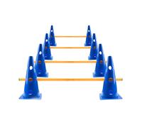 Set di coni per agility dog, ostacoli e allenamento di calcio. Coni per