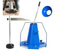 Set di coni per test di crollo in calcestruzzo con asta di pressatura, righello, imbuto e piastra di base per test di consistenza e lavorabilità del cemento