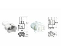 Set di connettori 2 vie Series 090 SMTO BIHR tipo originale Ø0,85mm²/1,25mm²...