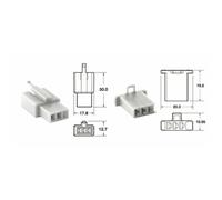 Set Di Connettori 3 Vie 110 Ml Bihr Tipo Originale Ø0,5Mm²/0,85Mm²-5 Set