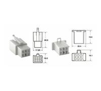 Set Di Connettori 6 Vie 110 Ml Bihr Tipo Originale Ø0,5Mm²/0,85Mm²-5 Set