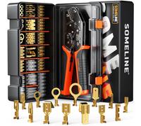 Set di Connettori Elettrici 14 Tipi [0,25-2,5mm²] Faston Connettori Faston