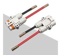 Set di connettori elettrici per generatori di carrelli elevatori, maschio femmina, impermeabili, 120 A 1200 V, per applicazioni di trasmissione di potenza ad alta corrente (2 pezzi)