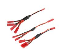 Set di connettori paralleli JST Y rosso per automodelli, barche e aerei