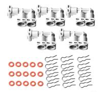 Set di connettori per macchina da caffè con 35 pezzi tra cui collegamento vapore a tre vie e anelli di tenuta per una preparazione efficiente e un uso a lungo termine con macchine compatibili