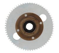 Set di connettori per pignone a 4 fori in acciaio da 25H e 65T, gruppo volano con pignone per bici, adatto alla modifica del movimento centrale della bici elettrica, pezzi di ricam