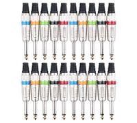 Set di Connettori Pronomic Jack 6,35mm 20 pz. colorati