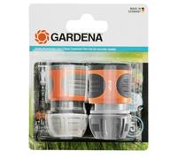 Set di connettori rapidi Gardena da 1/2" senza fermo + con fermo 18279