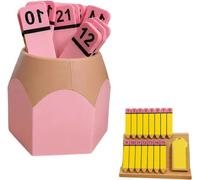 Set di conteggio dei numeri a matita, lavagna riutilizzabile per organizzare e sequenziare l'aula, set di corrispondenza con numeri da 1 a 30 per manipolazione matematica, disegnare numeri e fornitura