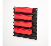 Set di contenitori con pannello forato QBRICK SYSTEM ONE Organizer ML PRO 100 e