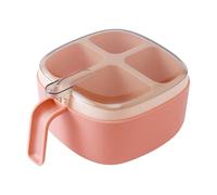 Set di contenitori per cereali a quattro scomparti, design elegante, facili da organizzare, per dire addio al disordine e migliorare il piacere di cucina (B, 16 cm)