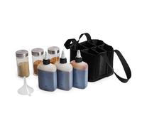 Set di contenitori per condimenti per spezie da campeggio Borsa portatile per condimenti con barattolo di spezie Set da viaggio per barbecue all'aperto