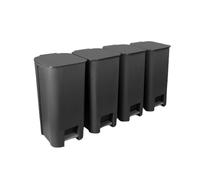 Set di contenitori per la raccolta 4x40l Practic Pattumiera
