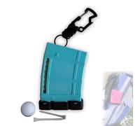 Set di contenitori per tè da golf, per 18 tè, fantastici accessori da golf, ottimo regalo per golfisti (Teal)
