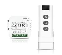 Set di controllo radio per tapparelle, interruttore radio per tapparelle, set con telecomando RF e ricevitore modulo, interruttore radio per tapparelle, tende da sole, portata fino a 100 m, 2200 W