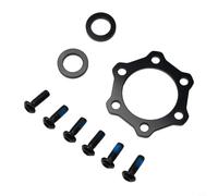 Set di conversione per mozzo per bicicletta, 15 x 100 mm su 110 mm, 12 x 142 mm su 148 mm, adattatore per mozzo anteriore per bicicletta, anteriore e posteriore, nessun logo (Rear No Logo)