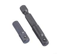 Set di convertitori adattatori per prese, 2 pezzi, codolo esagonale 14 per sgancio rapido e compatibilità con utensili elettrici