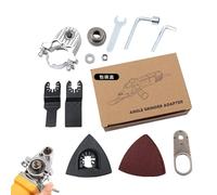 Set Di Convertitori Per Smerigliatrice Angolare - Kit Adattatore Per Smerigliatrice Angolare | Convertitore Da Molatrice Ad Angolo A Multiutensile | Conversione Molatrice Ad Angolo Multifunzione